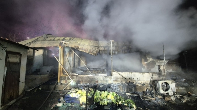 당시 화재가 난 주택. 전북자치도소방본부 제공