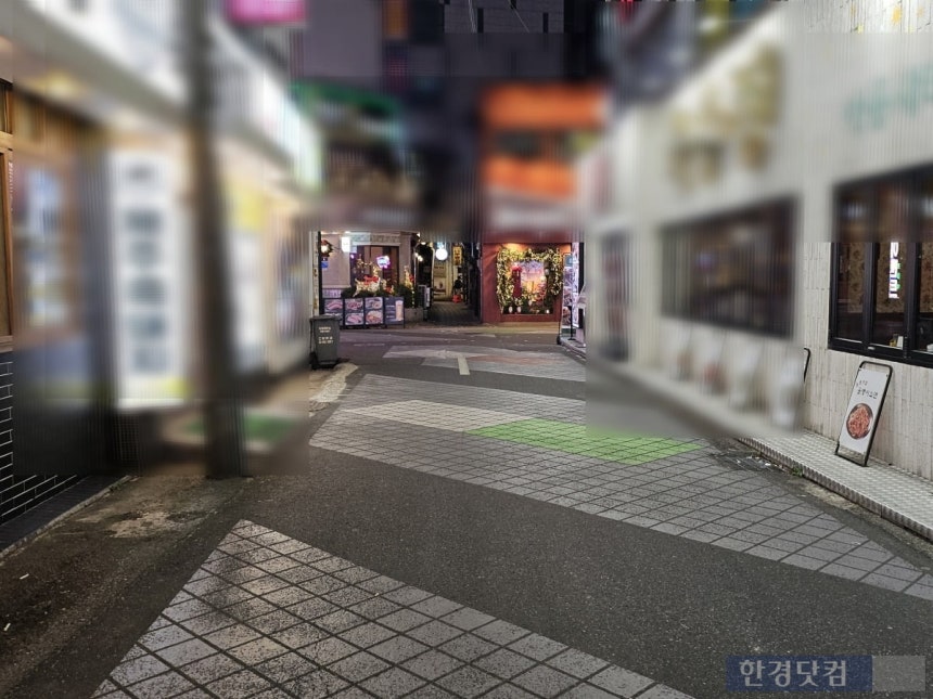 서울 영등포구 번화가 골목/사진=유지희 기자